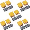 Boladge 5 coppie Spine Adattatore Maschio Femmina Connettore MR30 con Alloggiamento per Auto a Batteria fai da te RC Aircraft