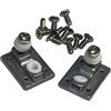 LEEFAI Piastra di base v2 argento per tastiera camion Pro G4, adatta a camion di altre marche di tastiera (invertita)