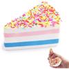 Anboor 12 cm arcobaleno a righe spesse torta squish a lento aumento profumato Kawaii Fiidget giocattolo per bambini adulti autismo regali di compleanno