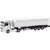 Herpa 013819 Minikit Man TGX XXL serbatoio semirimorchio, bianco