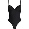 DIM Donna - Body Modellante e levigante | Body Intimo a Vita Alta Effetto seconda Pelle | Sostegno e Silhouette Affusolata
