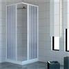 ROLLPLAST PINTO Box doccia 70x90 in PVC mod. Acquario con apertura centrale