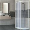 ROLLPLAST PINTO Box doccia 75x75 in PVC mod. Scorpione con apertura laterale