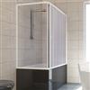 ROLLPLAST PINTO Box doccia sopravasca 70x150 in PVC mod. Nadia con apertura laterale