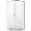 Idralite Box Doccia Semicircolare 90x90 H198 Trasparente 6mm mod. Ready
