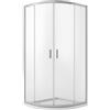 Idralite Box Doccia Semicircolare 90x90 H185 Trasparente 6mm mod. Ready