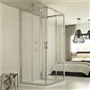Idralite Box Doccia 3 lati 70x80x70 CM H198 trasparente mod. Evolution Trio