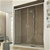Idralite Porta Doccia 160CM H185 trasparente mod. Replay 2 Ante
