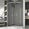 Idralite Box doccia semicircolare 90x90 CM H185 trasparente mod. Junior