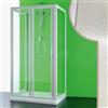 Forte Box Doccia 3 lati 70x150x70 CM in Acrilico mod. Mercurio con apertura laterale