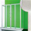 Forte Box Doccia 3 lati 70x150x70 CM in Acrilico mod. Mercurio 2 con apertura centrale