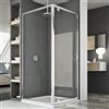 Idralite Box Doccia 75x90 AP. 75 CM H185 trasparente mod. Sintesi Duo 1 Anta