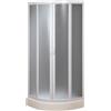 Forte Box doccia Semicircolare 75x75 CM in Acrilico mod. Marte con apertura scorrevole