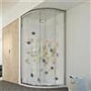 Idralite Box doccia semicircolare 80x80 CM H198 stampato C mod. Evolution