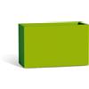 Tekcnoplast Vaso Fioriera Flowerpot In Resina Rettangolare 80x35 CM Verde