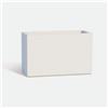 Tekcnoplast Vaso Fioriera Flowerpot In Resina Rettangolare 80x35 CM Ghiaccio