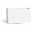 Tekcnoplast Vaso Fioriera Flowerpot In Resina Rettangolare 80x35 CM Bianco