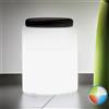Tekcnoplast Pouf Round In Resina Tondo Ø 40 CM Led Multicolor