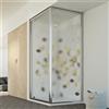 Idralite Box Doccia 75x80 AP. 80 CM H198 stampato C mod. Cristal Duo 1 Anta