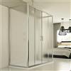 Idralite Box Doccia 3 lati 70x160x70 CM H198 stampato C mod. Young Trio 2 Ante
