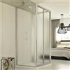 Idralite Box Doccia 3 lati 80x75x80 CM H198 stampato C mod. Urban Trio P