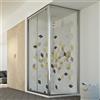 Idralite Box Doccia 70x100 AP. 100 CM H198 trasparente mod. Cristal Duo 2 Ante