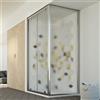 Idralite Box Doccia 75x90 AP. 90 CM H198 stampato C mod. Cristal Duo 2 Ante