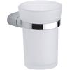 Metaform Porta spazzolini in vetro e ottone mod. Mida