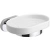 Metaform Porta sapone in ceramica e metallo fissaggio a parete mod. Louise