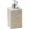 Metaform Dispenser Sapone Da Appoggio col. sabbia in poliresina mod. Syl