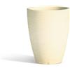 Tekcnoplast Vaso Aloe In Resina Tondo Avorio H38 Ø 30Cm