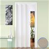 Forte Porta a Soffietto da Interno in PVC Cedro 88,5x214 cm mod. Luciana