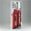 Forte Porta a Soffietto da Interno in PVC London 89,5x214 cm mod. Vera