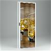Forte Porta a Soffietto da Interno in PVC Drink 89,5x214 cm mod. Vera