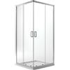 Idralite Box Doccia Rettangolare 75x100 H185 Trasparente 6mm mod. Ready