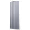 Forte Porta Doccia in PVC 140CM H185 a soffietto con Apertura Laterale colore Bianco mod. Flex