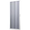 Forte Porta Doccia in PVC 150CM H185 a soffietto con Apertura Laterale colore Bianco mod. Flex