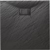 Idralite Piatto Doccia 80x80x2,6 CM Quadrato Antracite Effetto Pietra mod. Blend
