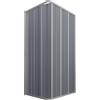 Forte Box Doccia in PVC 80x80CM H185 a soffietto con Apertura Laterale colore Bianco mod. Flex