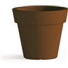 Tekcnoplast Vaso Begonia In Resina Tondo H45 Marrone Ø 50Cm