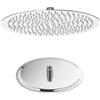 Metaform Soffione Doccia Thin Line Tondo in Acciaio Inox Ø 30 cm