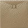 Idralite Piatto Doccia 90x90x2,6 CM Quadrato Tortora Effetto Pietra mod. Blend
