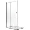 Idralite Porta Doccia 140CM H200 Vetro Trasparente 8mm Versione Sinistra con Easy-Clean mod. Prime