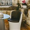 Tekcnoplast Poltrona seduta Comfy Moon bianco in resina 60x60 cm