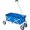Cosma Carrello pieghevole blu in metallo con custodia mod. Adriatic