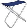 Cosma Sgabello pieghevole blu in alluminio 40x39x46h cm