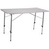Cosma Tavolino pieghevole bianco regolabile in altezza in metallo 120x60cm mod.Professional