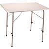 Cosma Tavolino pieghevole bianco regolabile in altezza in metallo 80x60cm mod.Professional