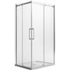 Idralite Box Doccia Quadrato 120x120CM H200 Vetro Trasparente 8mm Quadrata con EasyClean mod. Prime Corner