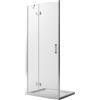 Idralite Porta Doccia 70CM H190 Vetro Trasparente con Easy-Clean mod. Flip Anta + Profilo